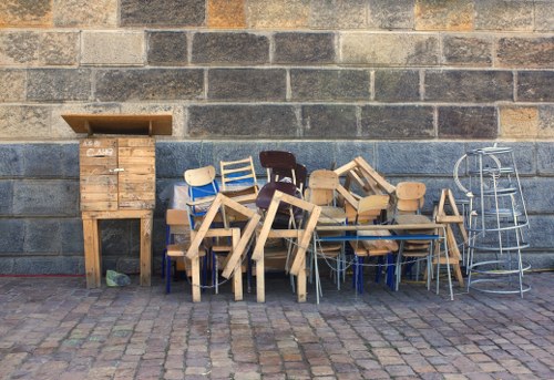 Whitechapel furniture disposal service in action