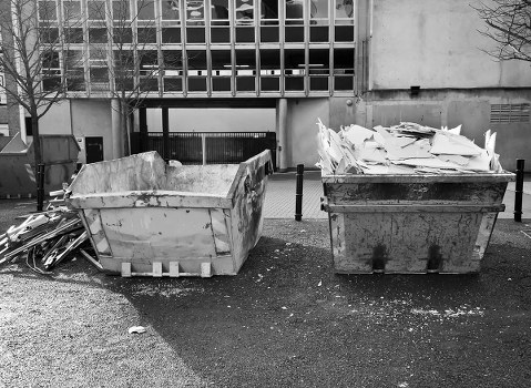 Clean and organized Whitechapel garage before clearance