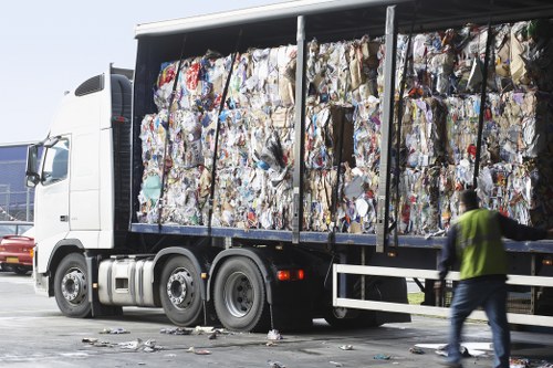 Recycling and disposal process during office clearance